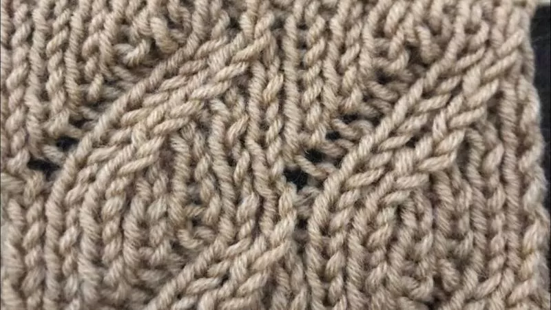 Красивые узоры спицами - простые схемы для начинающих и описание вязания красивых узоров спицами