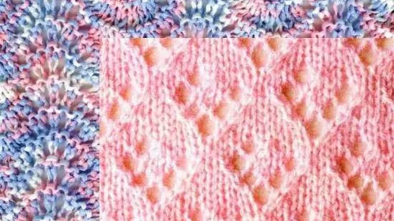Красивые узоры спицами - простые схемы для начинающих и описание вязания красивых узоров спицами