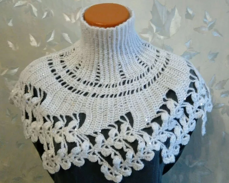 Манишка крючком (105 фото): пошаговые схемы для начинающих с описанием вязания манишки женской, мужской и детской манишки крючком