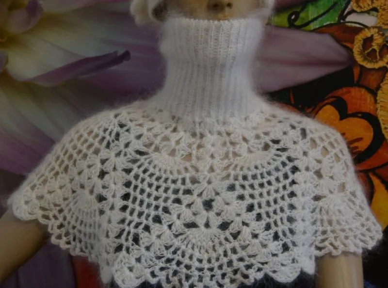 Манишка крючком (105 фото): пошаговые схемы для начинающих с описанием вязания манишки женской, мужской и детской манишки крючком