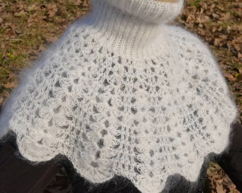 Манишка крючком (105 фото): пошаговые схемы для начинающих с описанием вязания манишки женской, мужской и детской манишки крючком