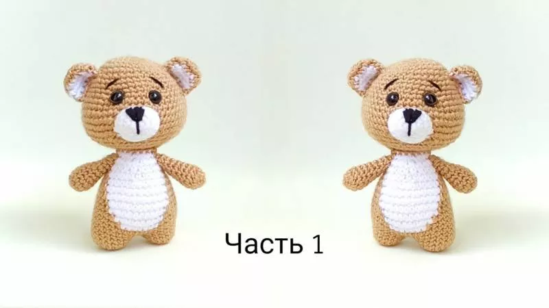 Мишка крючком - пошаговые мастер-классы для начинающих и схемы с описанием вязания плюшевого мишки и амигуруми