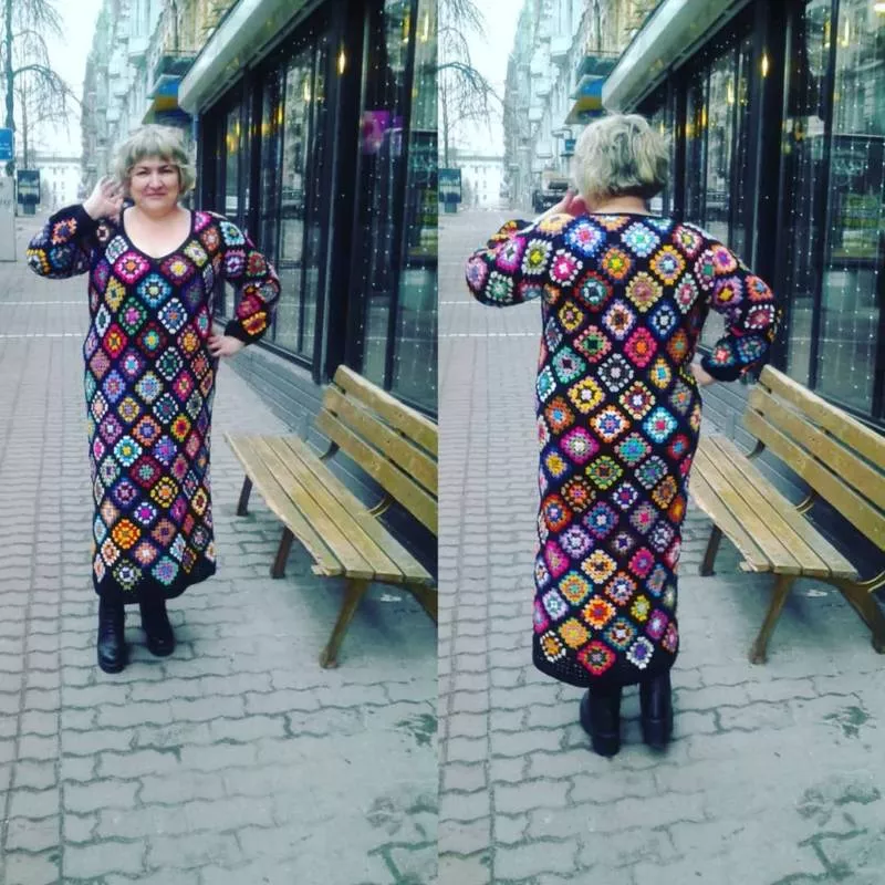 Мотивы крючком - простые схемы для начинающих с описанием вязания красивых квадратных и цветочных мотивов крючком