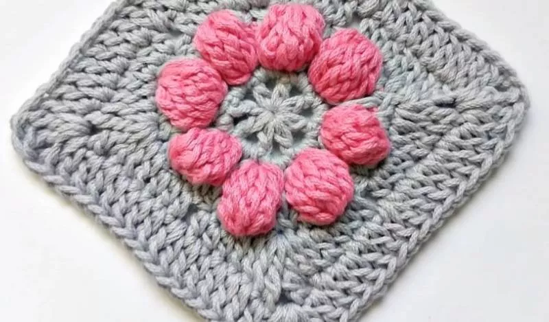 Мотивы крючком - простые схемы для начинающих с описанием вязания красивых квадратных и цветочных мотивов крючком