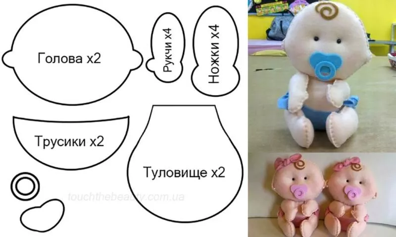 Мобиль из фетра своим руками - выкройки, схемы и мастер-классы по изготовлению игрушек из фетра для мобиля новорожденным