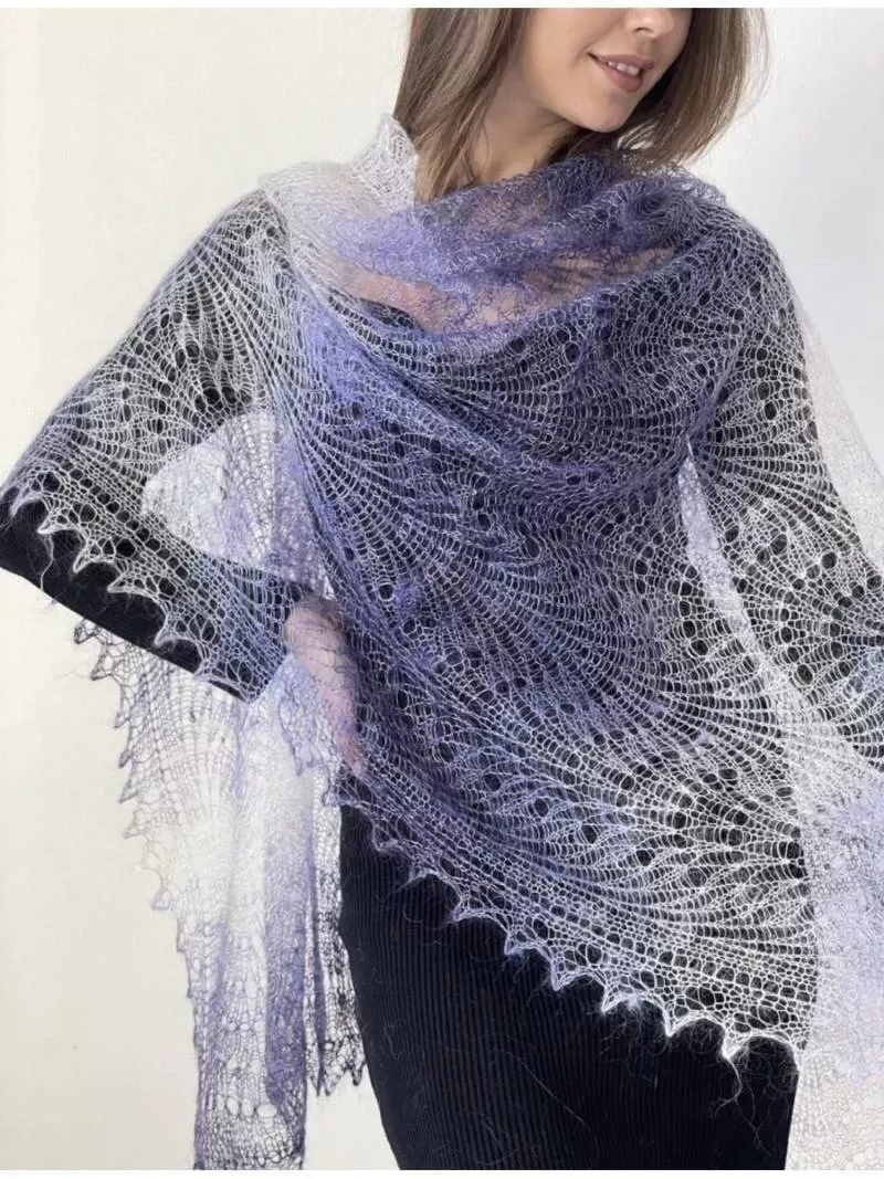 Палантин крючком (121 фото): схемы для начинающих и описание вязания простого, красивого, ажурного палантина