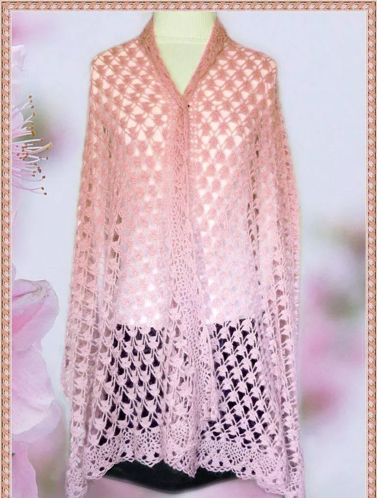 Палантин крючком (121 фото): схемы для начинающих и описание вязания простого, красивого, ажурного палантина