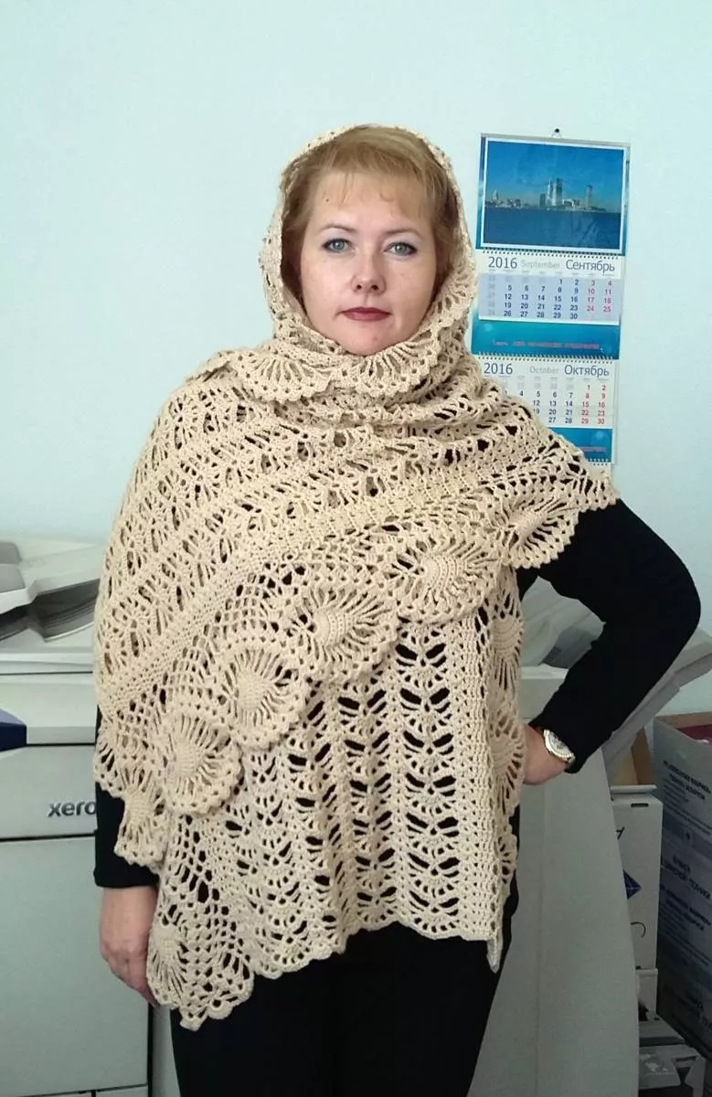Палантин крючком (121 фото): схемы для начинающих и описание вязания простого, красивого, ажурного палантина