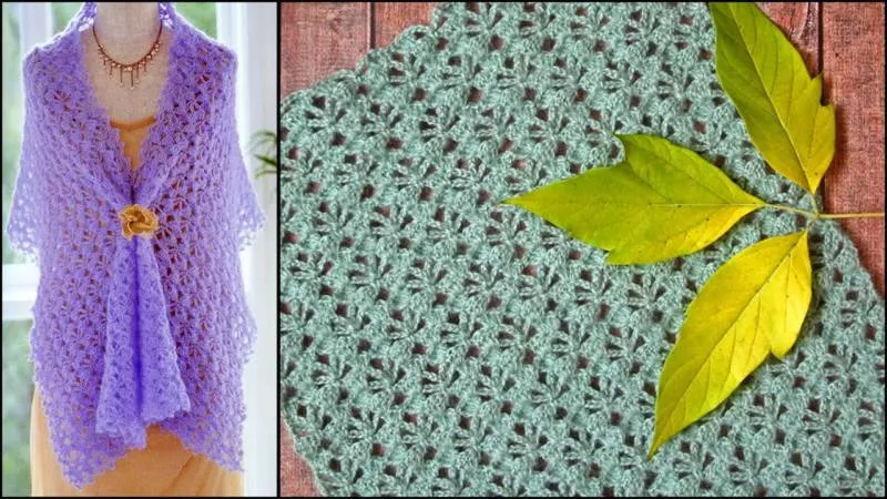 Палантин крючком (121 фото): схемы для начинающих и описание вязания простого, красивого, ажурного палантина