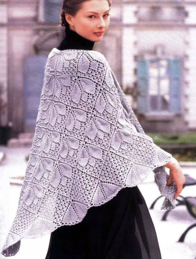 Палантин крючком (121 фото): схемы для начинающих и описание вязания простого, красивого, ажурного палантина