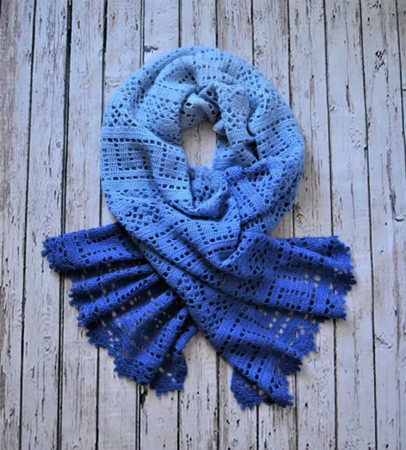 Палантин крючком (121 фото): схемы для начинающих и описание вязания простого, красивого, ажурного палантина