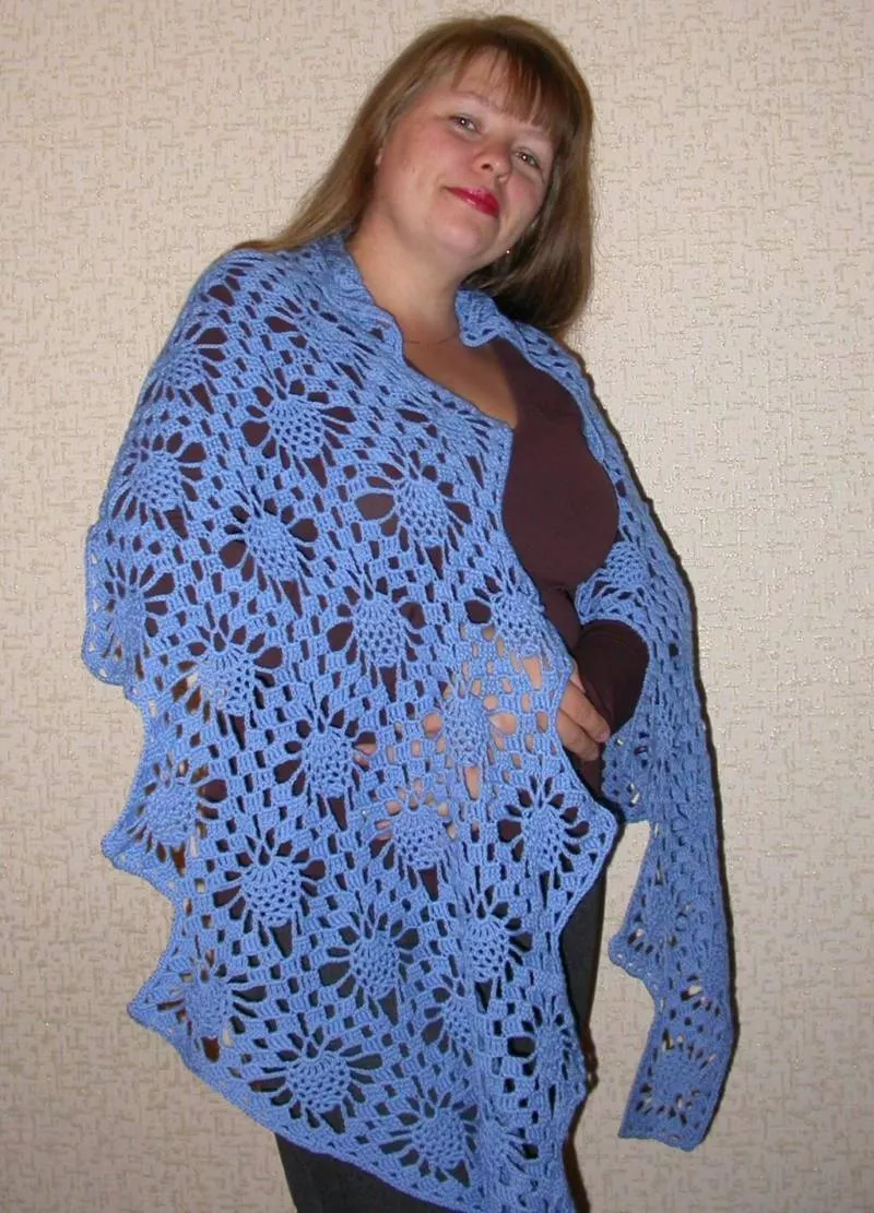 Палантин крючком (121 фото): схемы для начинающих и описание вязания простого, красивого, ажурного палантина