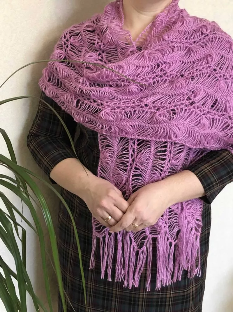 Палантин крючком (121 фото): схемы для начинающих и описание вязания простого, красивого, ажурного палантина