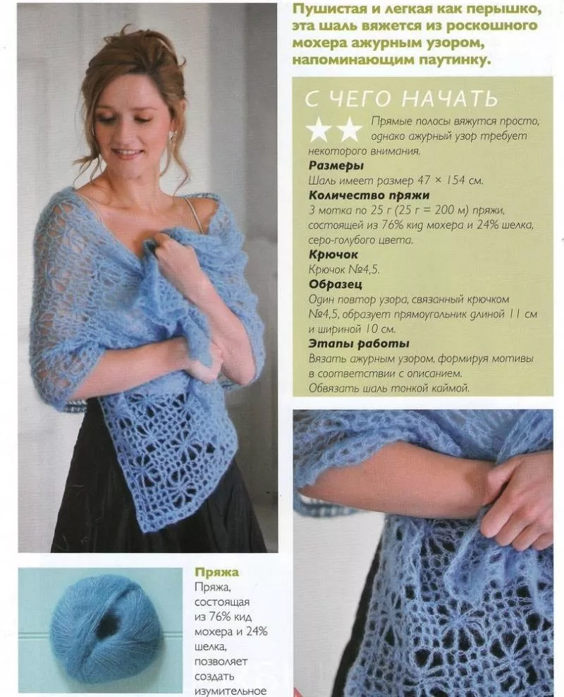 Палантин крючком (121 фото): схемы для начинающих и описание вязания простого, красивого, ажурного палантина