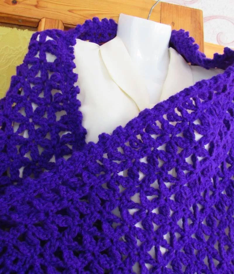 Палантин крючком (121 фото): схемы для начинающих и описание вязания простого, красивого, ажурного палантина