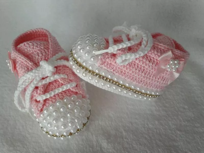 Пинетки крючком - пошаговые мастер-классы для начинающих и схемы с описанием вязания простых пинеток для новорожденных