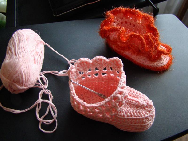 Пинетки крючком - пошаговые мастер-классы для начинающих и схемы с описанием вязания простых пинеток для новорожденных