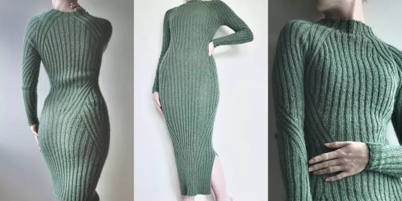 Платья спицами - схемы для начинающих с описанием вязания платья для девочек и женщин