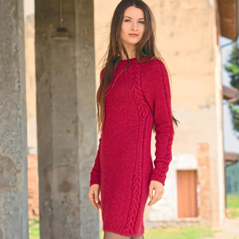 Платья спицами - схемы для начинающих с описанием вязания платья для девочек и женщин