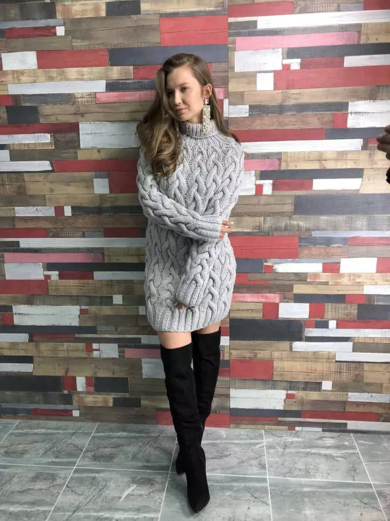 Платья спицами - схемы для начинающих с описанием вязания платья для девочек и женщин