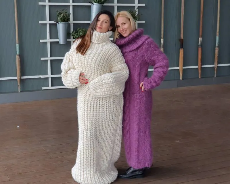 Платья спицами - схемы для начинающих с описанием вязания платья для девочек и женщин