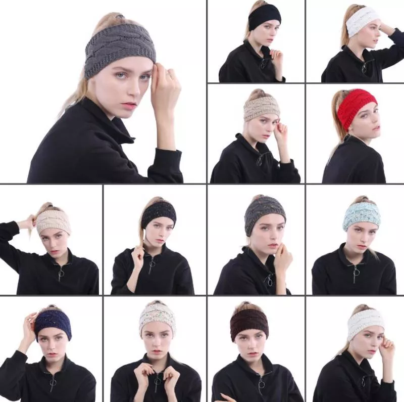 Повязка на голову спицами - схемы для начинающих с описанием вязания красивой повязки на голову для женщин и девочек