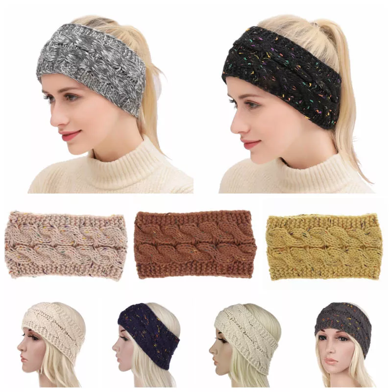 Повязка на голову спицами - схемы для начинающих с описанием вязания красивой повязки на голову для женщин и девочек