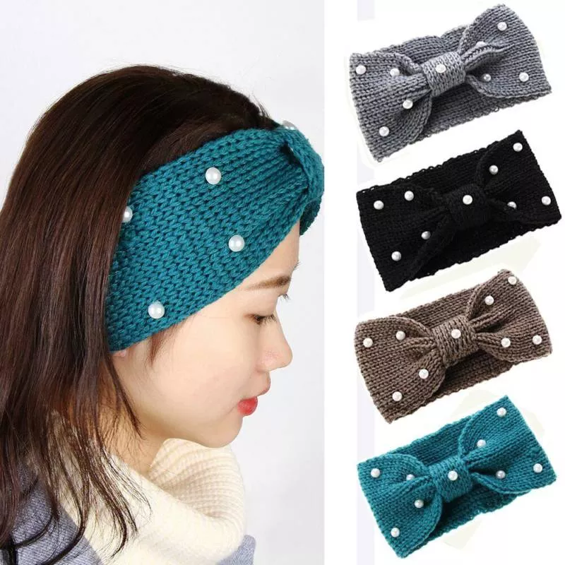 Повязка на голову спицами - схемы для начинающих с описанием вязания красивой повязки на голову для женщин и девочек