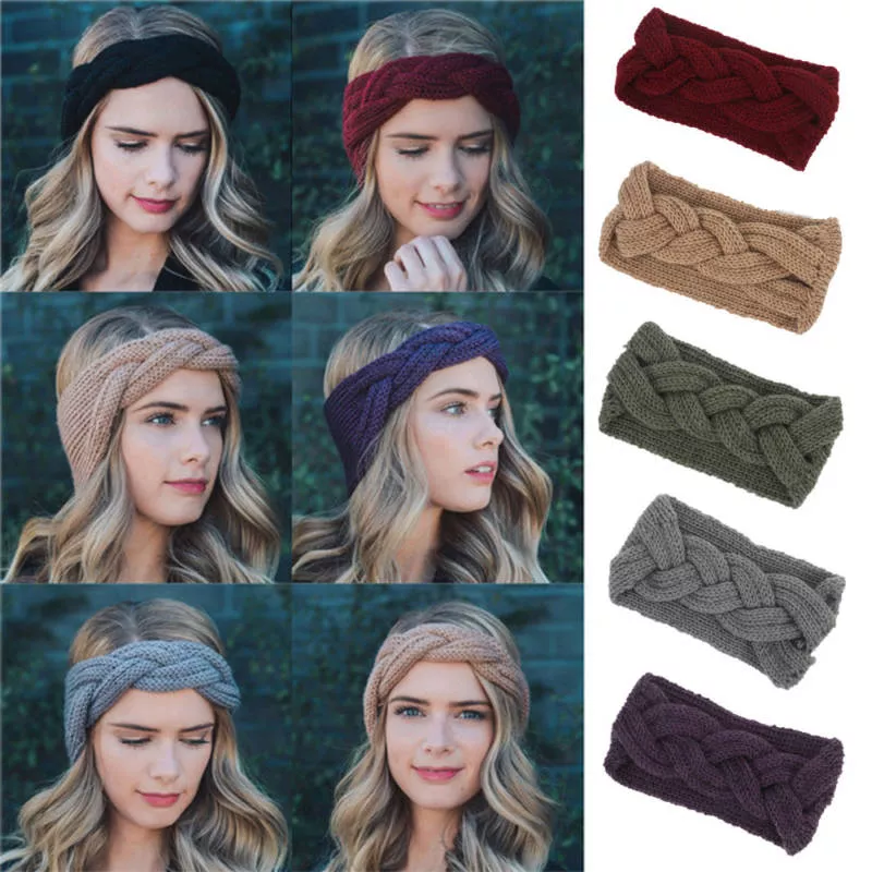 Повязка на голову спицами - схемы для начинающих с описанием вязания красивой повязки на голову для женщин и девочек