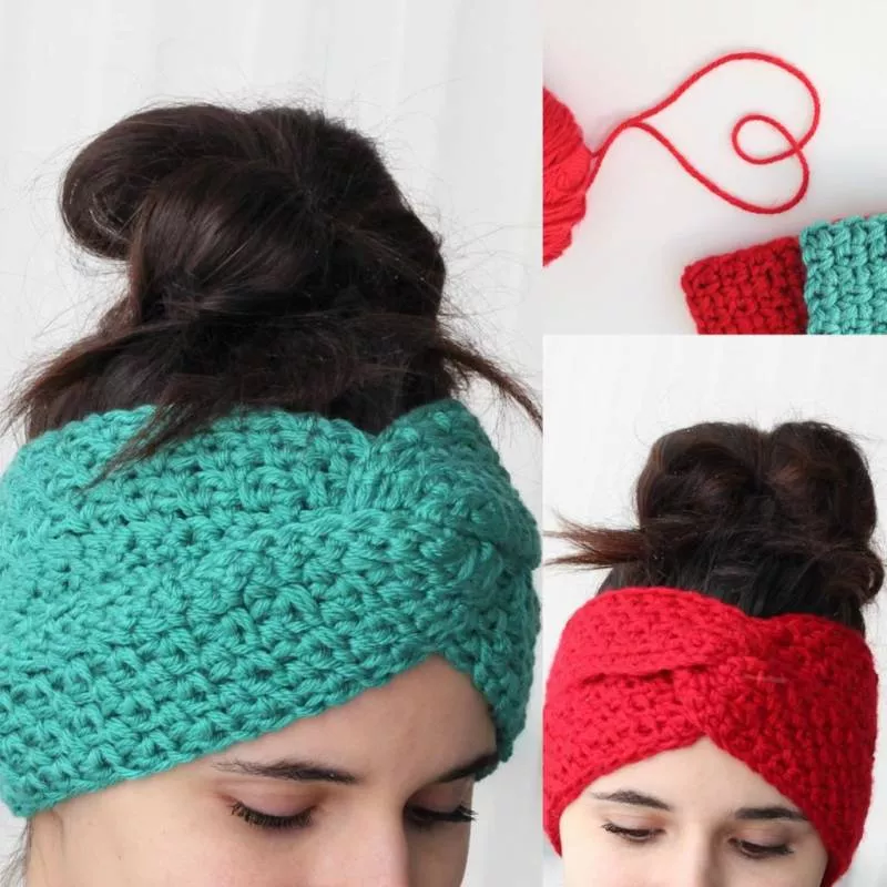 Повязка на голову спицами - схемы для начинающих с описанием вязания красивой повязки на голову для женщин и девочек
