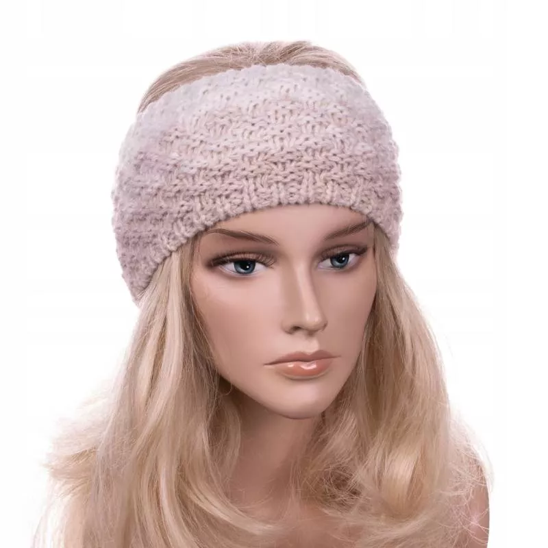 Повязка на голову спицами - схемы для начинающих с описанием вязания красивой повязки на голову для женщин и девочек