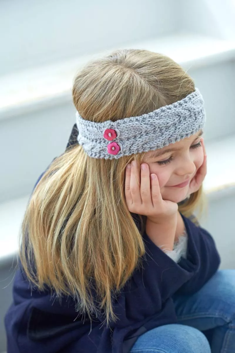 Повязка на голову спицами - схемы для начинающих с описанием вязания красивой повязки на голову для женщин и девочек