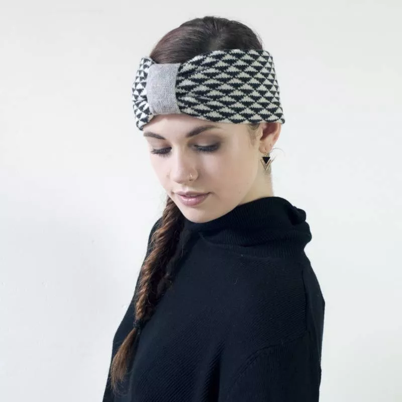 Повязка на голову спицами - схемы для начинающих с описанием вязания красивой повязки на голову для женщин и девочек