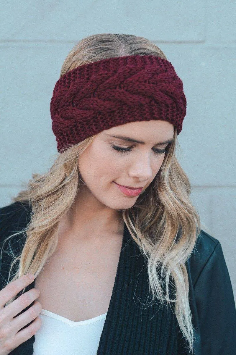 Повязка на голову спицами - схемы для начинающих с описанием вязания красивой повязки на голову для женщин и девочек