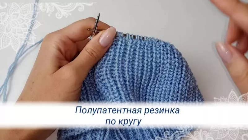 Резинка спицами - схемы для начинающих с описанием вязания красивой резинки спицами