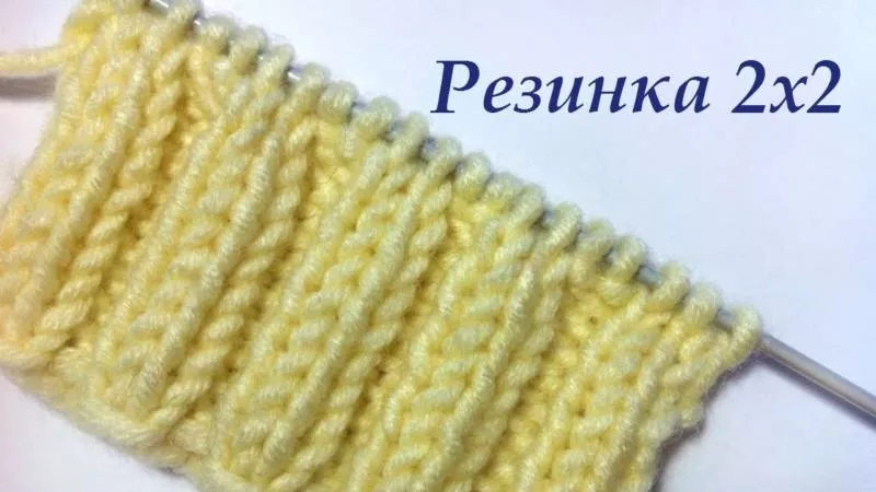 Резинка спицами - схемы для начинающих с описанием вязания красивой резинки спицами
