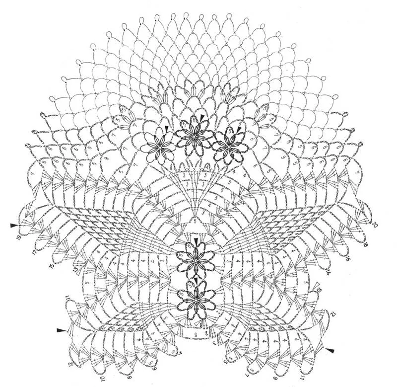 Бабочка крючком - простые мастер-классы для начинающих и схемы с описанием вязания красивой бабочки крючком
