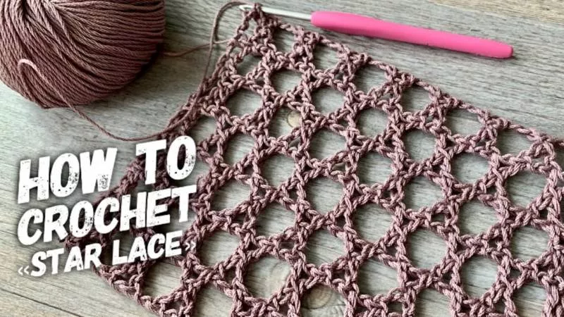 Сетка крючком - узоры и мастер-классы для начинающих и схемы с описанием вязания сетки крючком