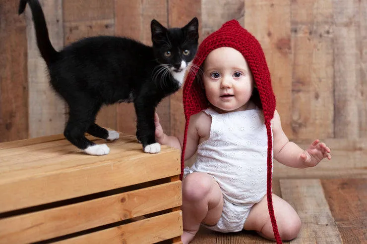 Шапочка эльф спицами - пошаговые мастер-классы для начинающих и схемы с описанием вязания детской шапочки эльф для новорожденных