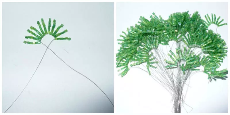 Елка из бисера - пошаговые мастер-классы для начинающих и схемы плетения своими руками елки из бисера