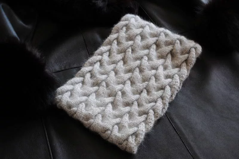 Снуд спицами - простые узоры и пошаговые схемы для начинающих с описанием вязания красивого снуда спицами