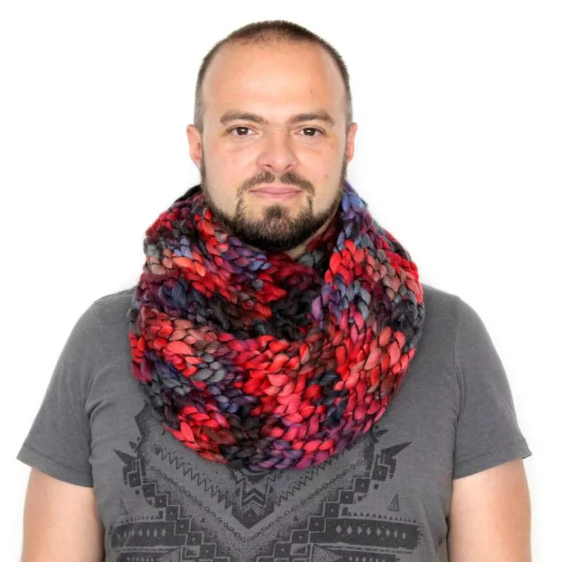 Снуд спицами - простые узоры и пошаговые схемы для начинающих с описанием вязания красивого снуда спицами