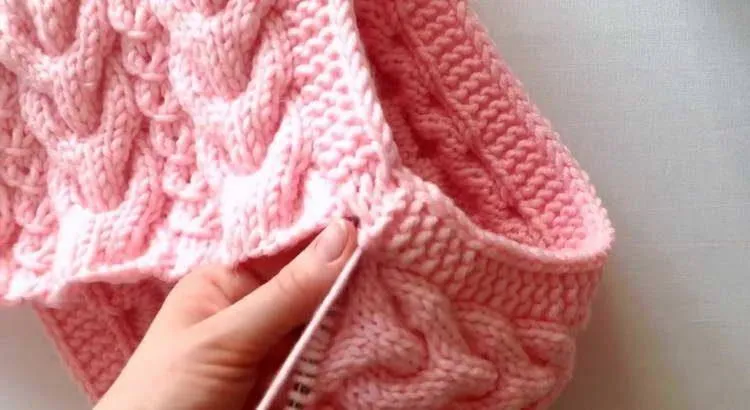 Снуд спицами - простые узоры и пошаговые схемы для начинающих с описанием вязания красивого снуда спицами