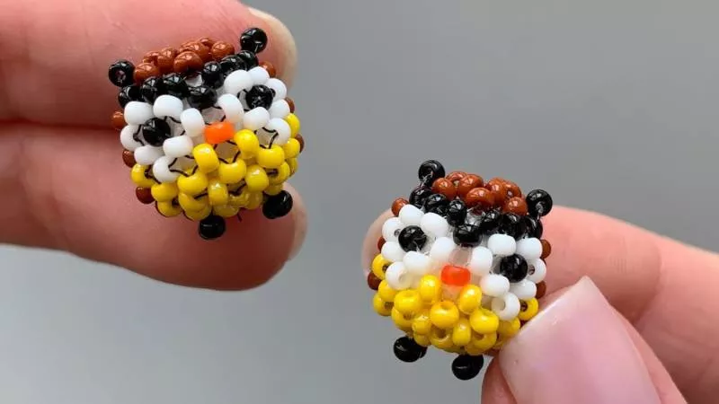 Сова из бисера