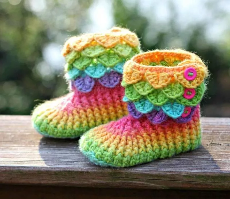 Пинетки крючком - пошаговые мастер-классы для начинающих и схемы с описанием вязания простых пинеток для новорожденных