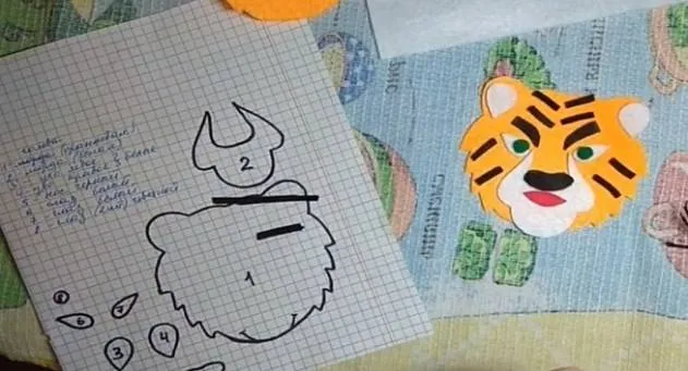 Тигр из фетра своими руками (149 фото): выкройки и схемы поделки игрушки тигр из фетра