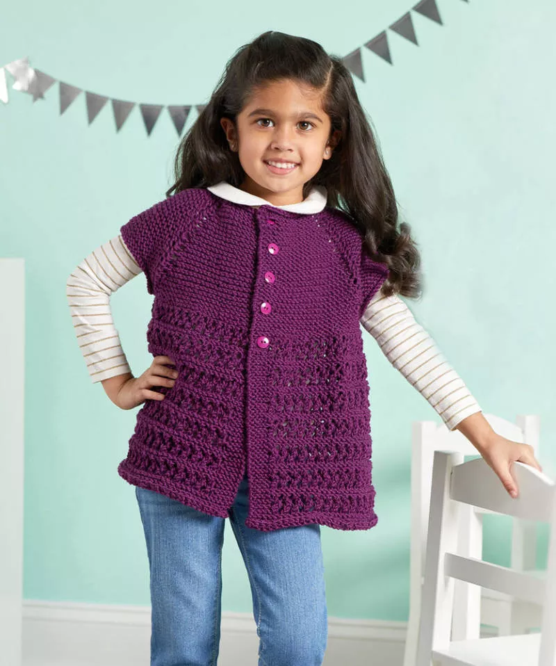 Узоры спицами для детских вещей - простые схемы с описанием вязания красивых ажурных, мелких узоров для детских вещей