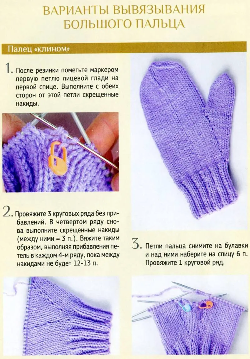 Варежки спицами - пошаговые мастер-классы для начинающих, схемы и описание вязания простых красивых варежек