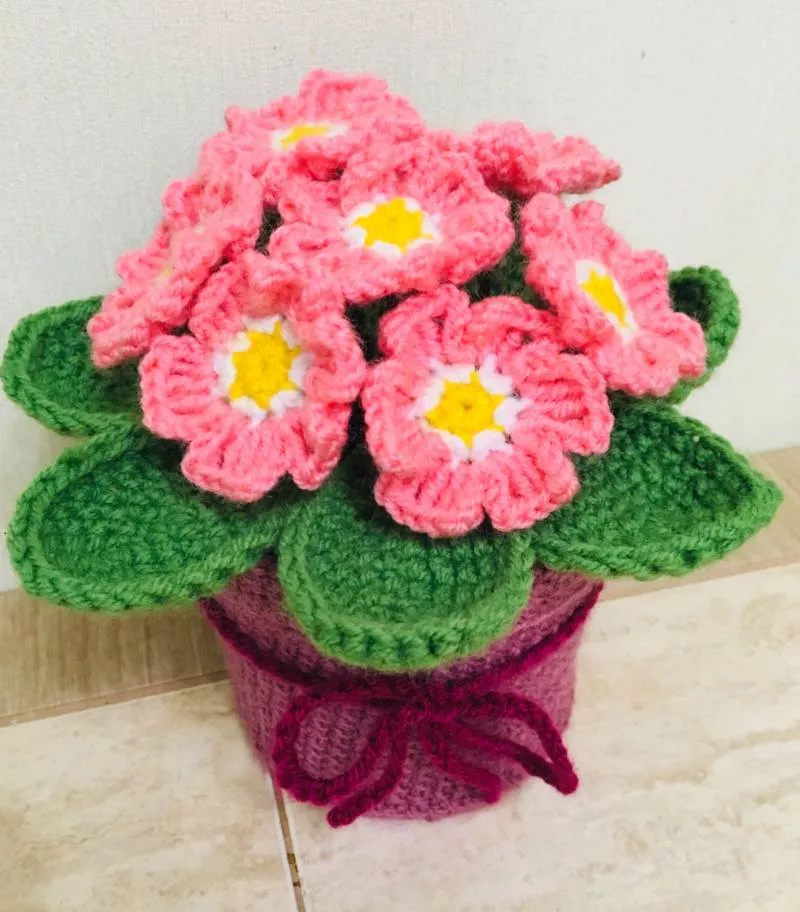 Вязание цветов крючком - пошаговые мастер-классы для начинающих и схемы с описанием вязания цветов крючком