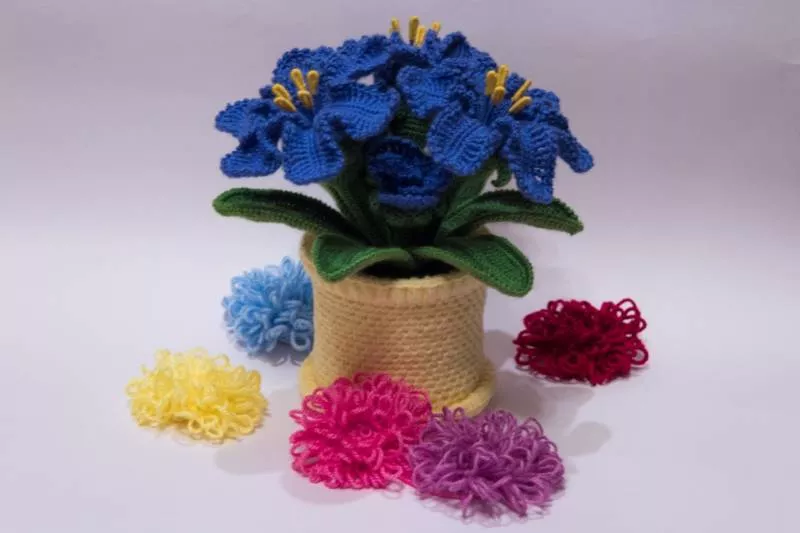 Вязание цветов крючком - пошаговые мастер-классы для начинающих и схемы с описанием вязания цветов крючком